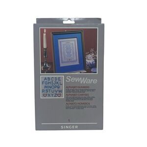 Singer Sew Ware Alphabet & Numbers‎ Words Phrases 6268 Ultra Unlimited